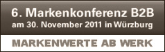 5. Markenkonferenz B2B am 30.11.2010: "B2B-Marken live erleben"