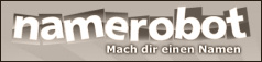NameRobot, das erste komplette Namensfindungsportal im Internet