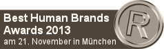 Best Human Brands Awards 2013 in München