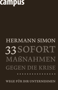 Hermann Simon, 33 Sofortmaßnahmen gegen die Krise (Mai 2009)