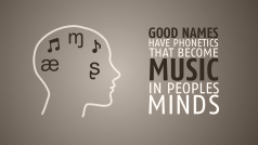 Ein guter Name ist wie Musik in den Köpfen der Menschen