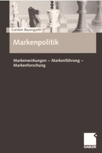 Markenpolitik von Carsten Baumgarth (2. Aufl., Juni 2004)